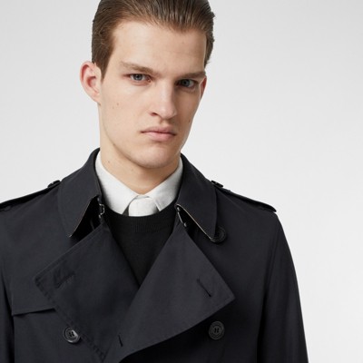 burberry navy trench