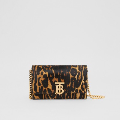 leopard burberry bag