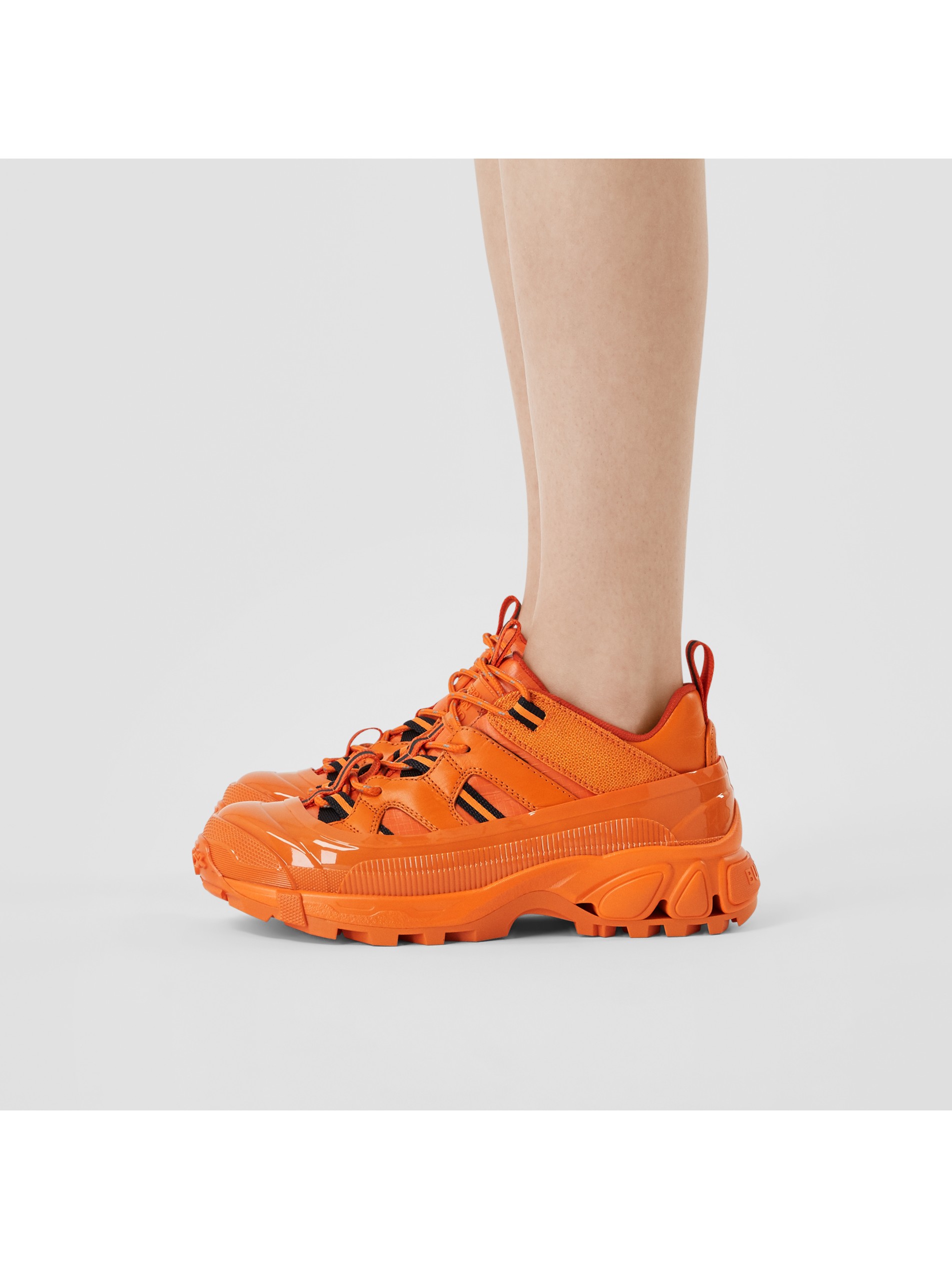 亮橙色 皮革拼尼龙 arthur 运动鞋 产品图片21