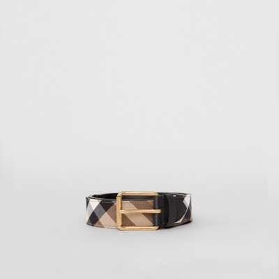 burberry house check belt