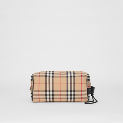 Vintage Check Travel Pouch in Archive 