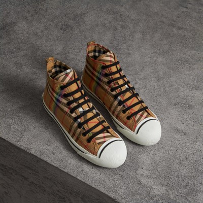 burberry sneakers womens orange