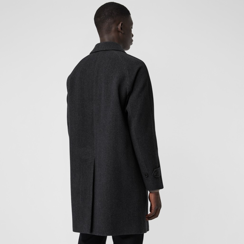 羊毛混纺轻便大衣 (炭灰色) - 男士 | burberry 博柏利