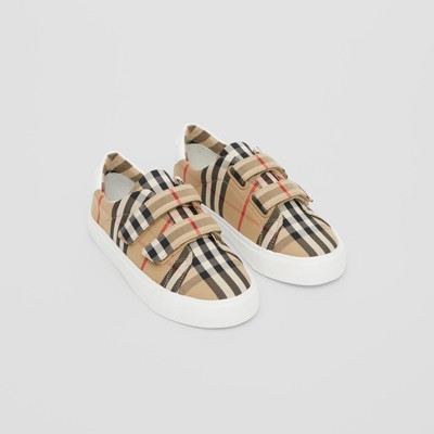 burberry velcro shoes