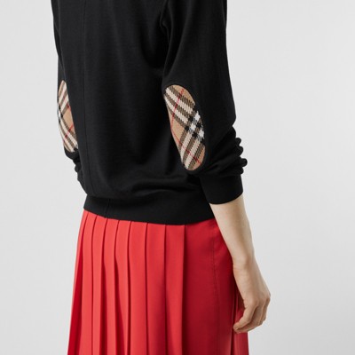 burberry merino wool cardigan