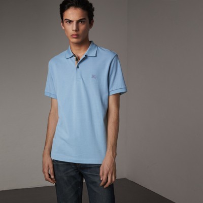 burberry pique polo mens