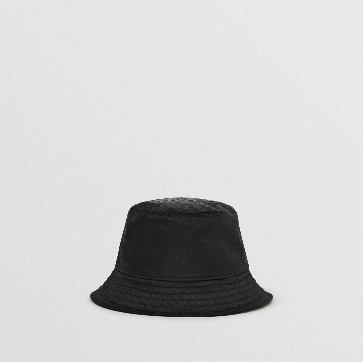 专属标识提花渔夫帽 (黑色) | Burberry® 博柏利官网