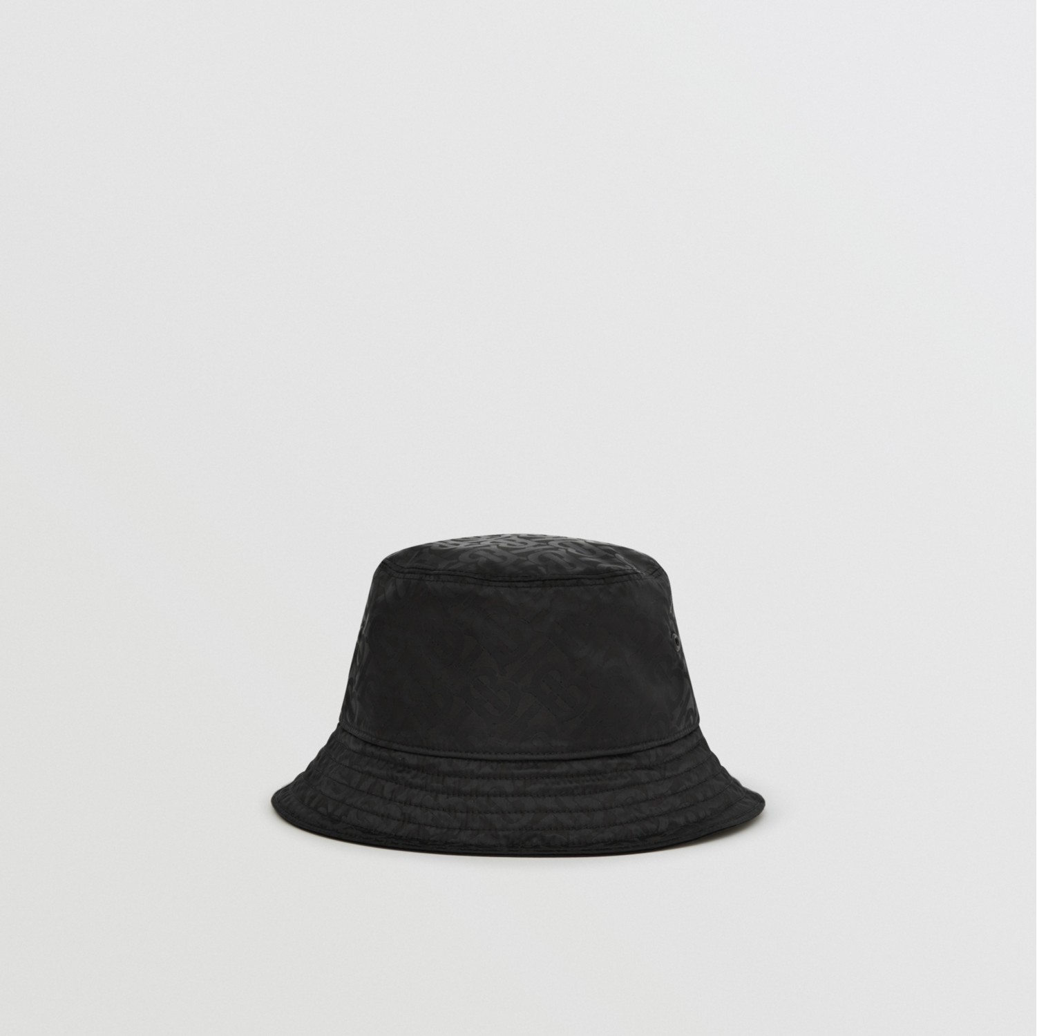 Monogram Jacquard Bucket Hat in Black | Burberry® Official