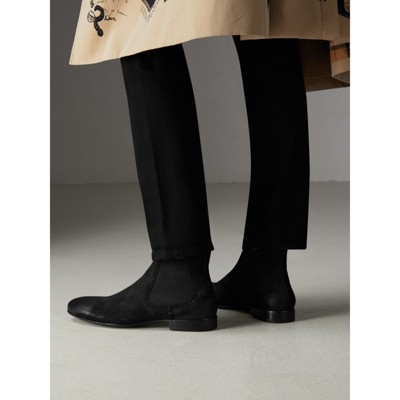 burberry brogue boots