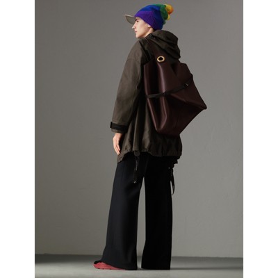 burberry the leather grommet detail backpack