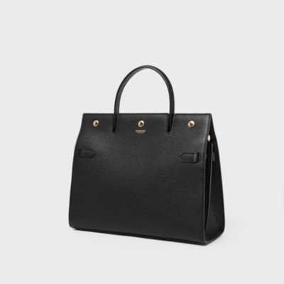 burberry medium leather tote