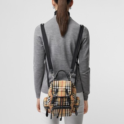 The Small Rucksack in Vintage Check and 