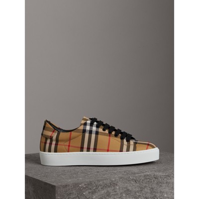 burberry sneakers womens yellow