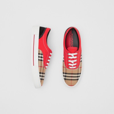 burberry red shoes