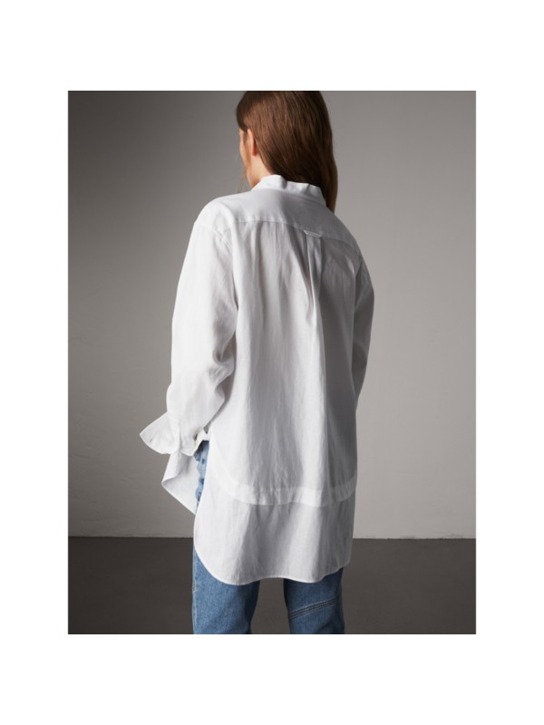 ladies wing collar shirt