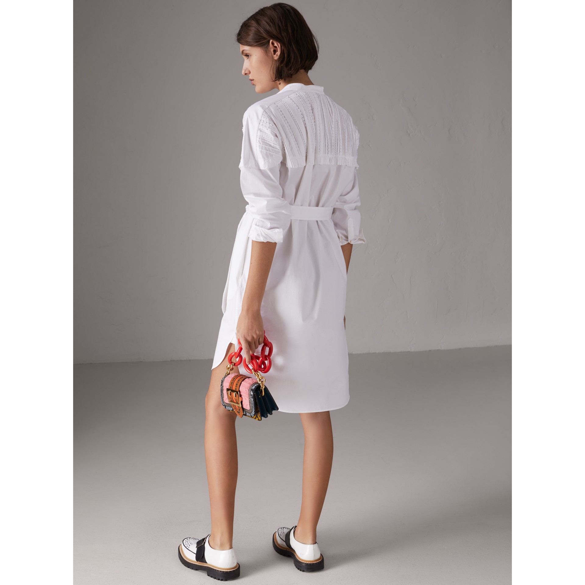 womens shirt dress white