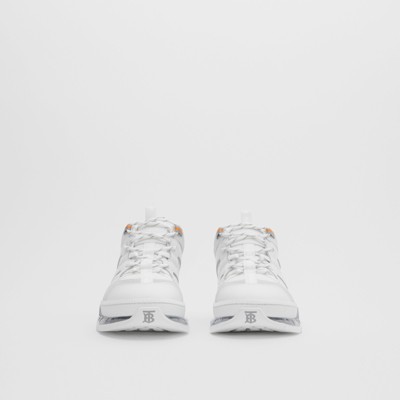 Leather Union Sneakers in Optic White 