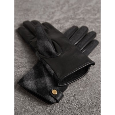 burberry gloves womens white