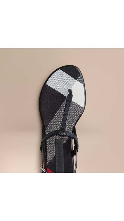 paragon red and black slippers