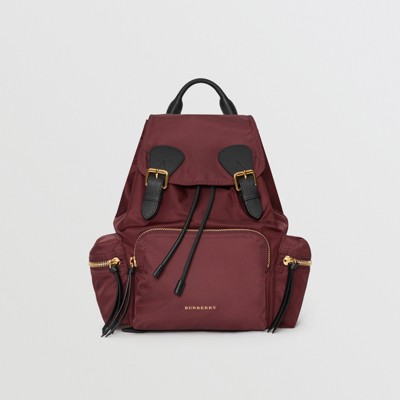 burberry backpack red