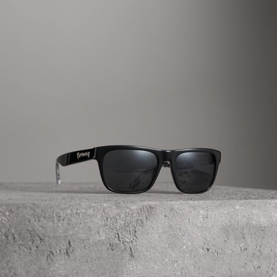 burberry fold up sunglasses