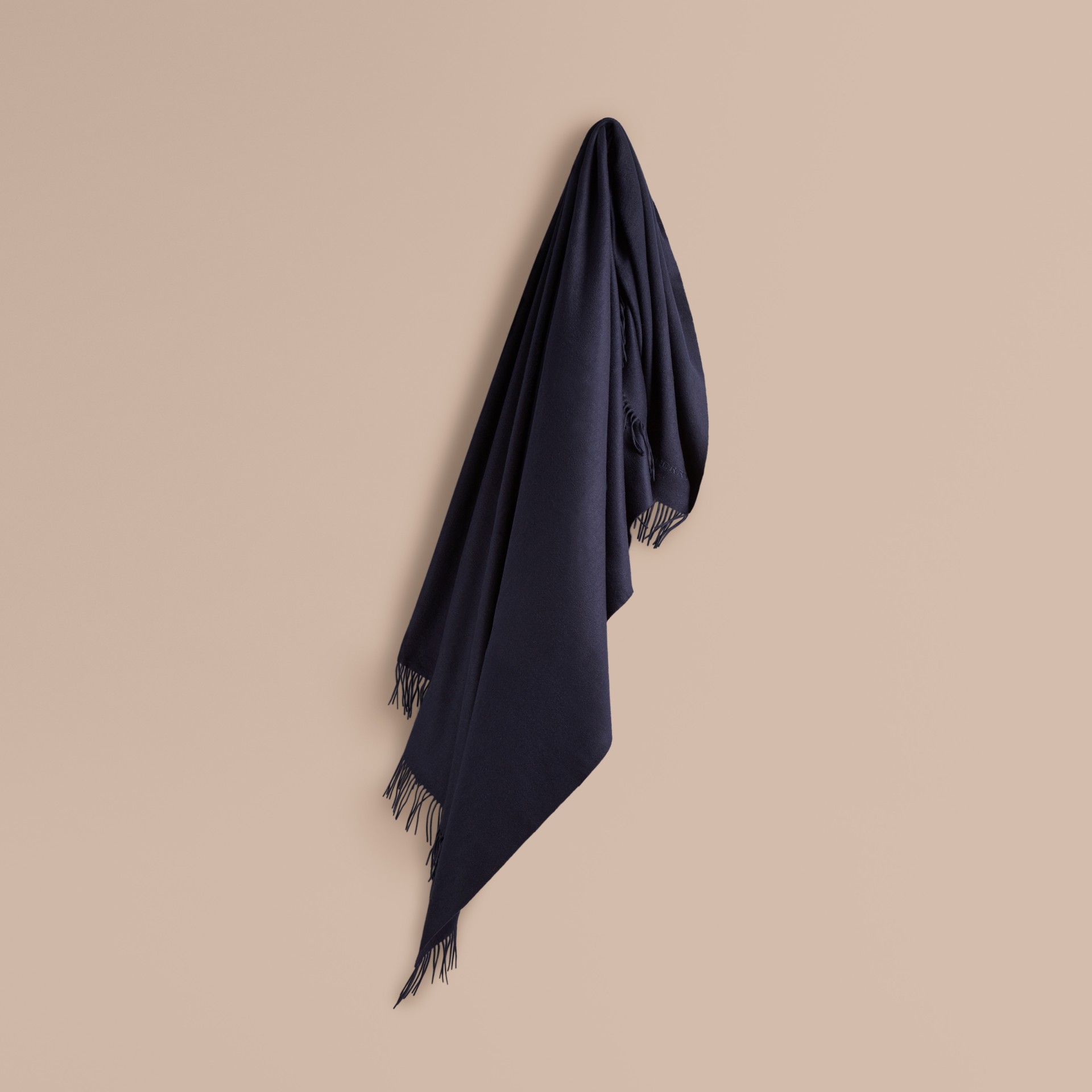 Cashmere Blanket in Navy Women Burberry United States