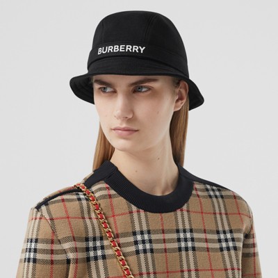 burberry print bucket hat