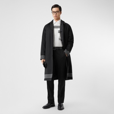 burberry coat mens white