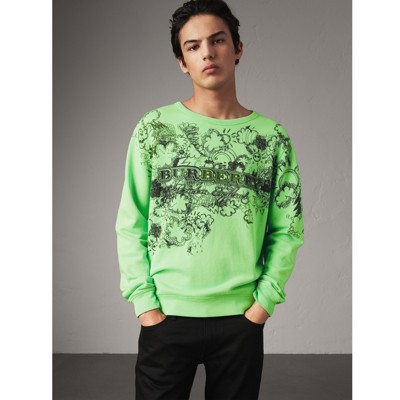 burberry sweater mens green