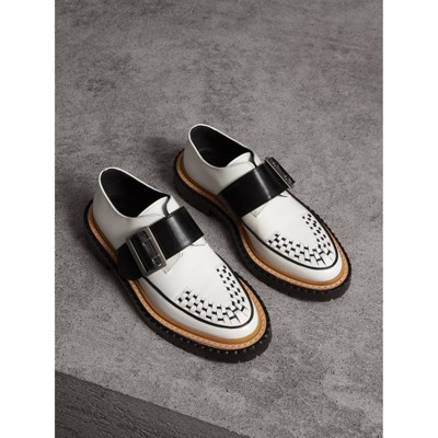 burberry shoes white