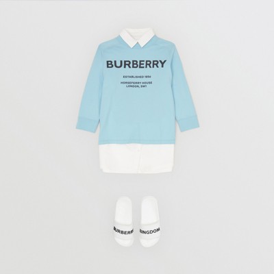 burberry blue long sleeve