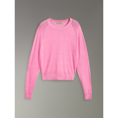 burberry sweater pink