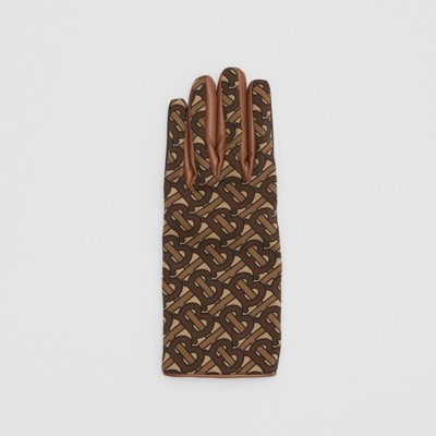 burberry gloves mens orange