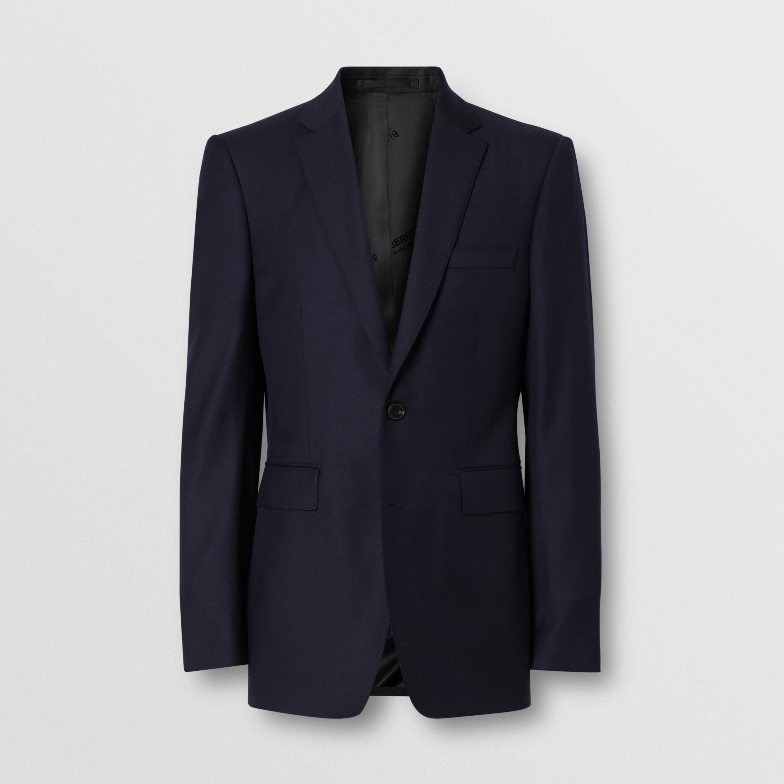 クラシックフィット ウール スーツ ネイビー メンズ Burberry 公式サイト