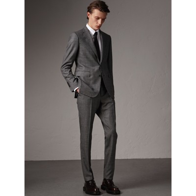 burberry check suit