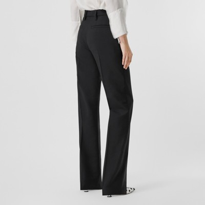 burberry black trousers