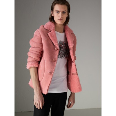 burberry jacket mens pink