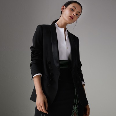 burberry black blazer