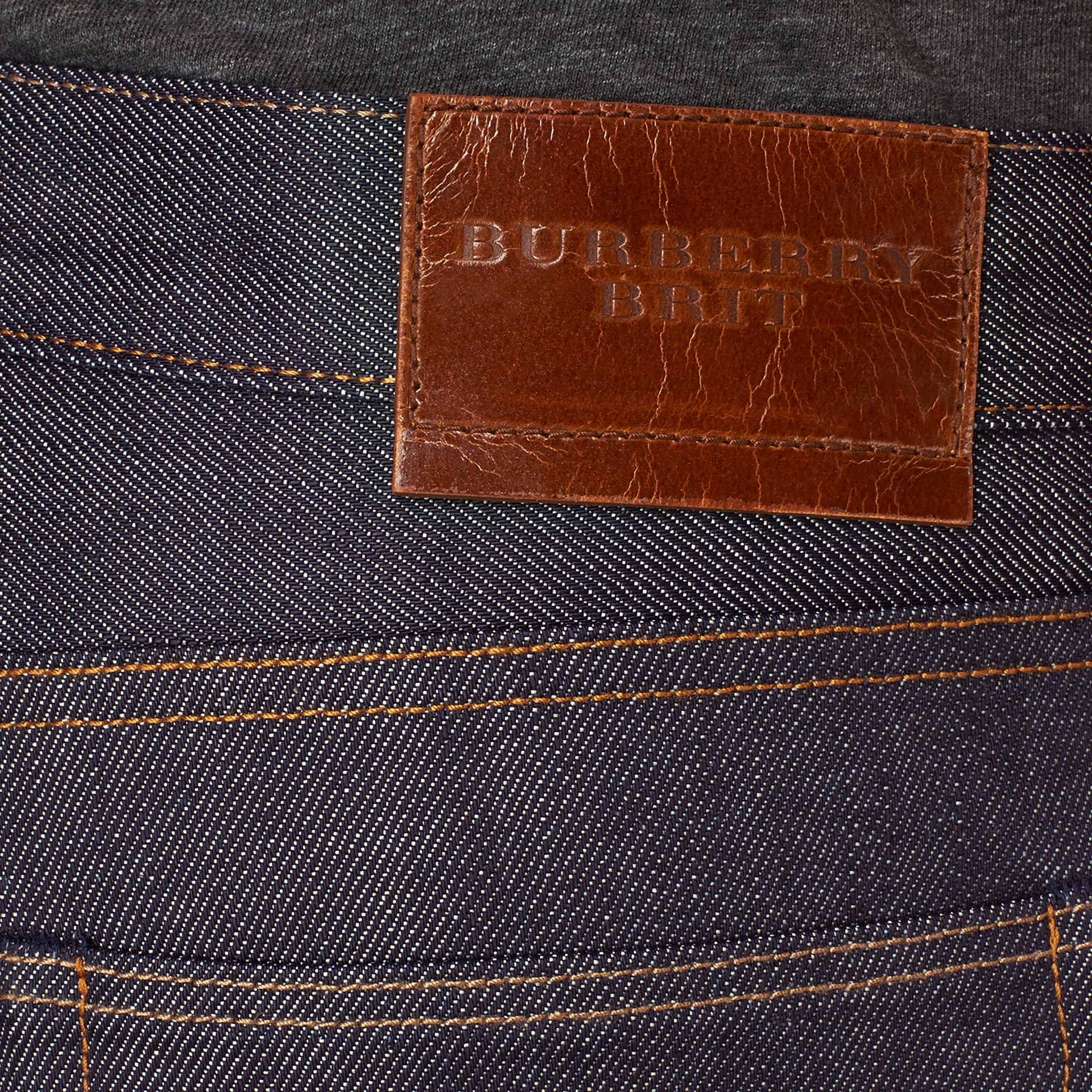 Straight Fit Deep Indigo Jeans | Burberry