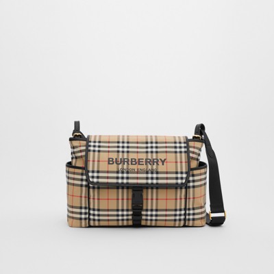Somehow victim Feasibility Vintage Check Nylon Baby Changing Bag in Archive Beige - Children |  Burberry® Official