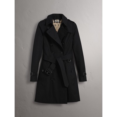 burberry coat womens black