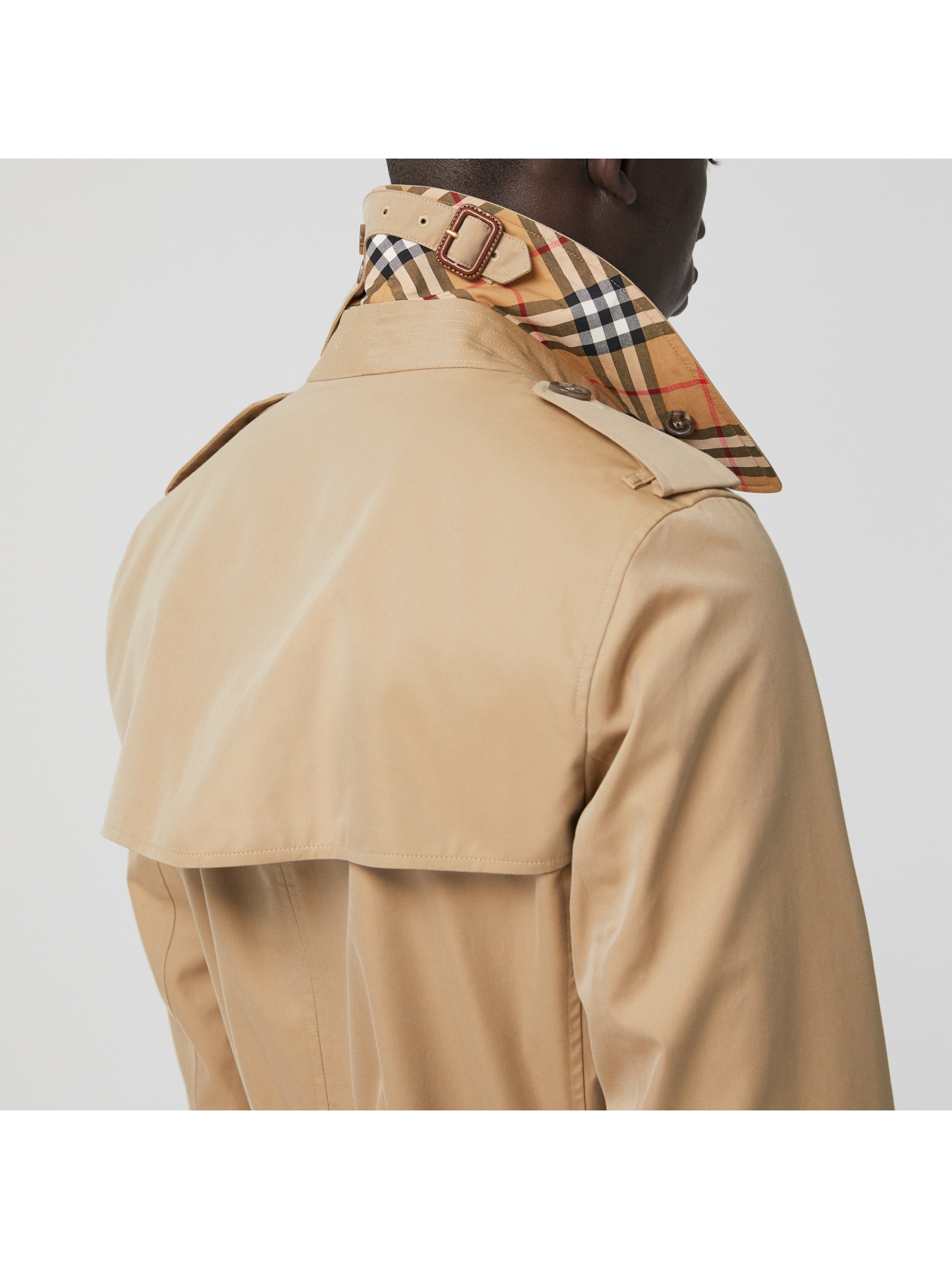 切尔西版型 - heritage trench 风衣 (蜂蜜色) - 男士 | burberry