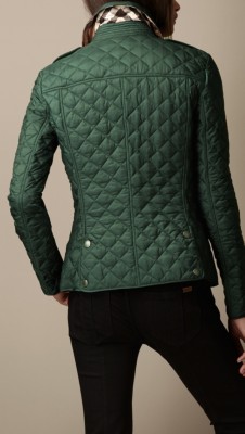 racing green quilted jacket