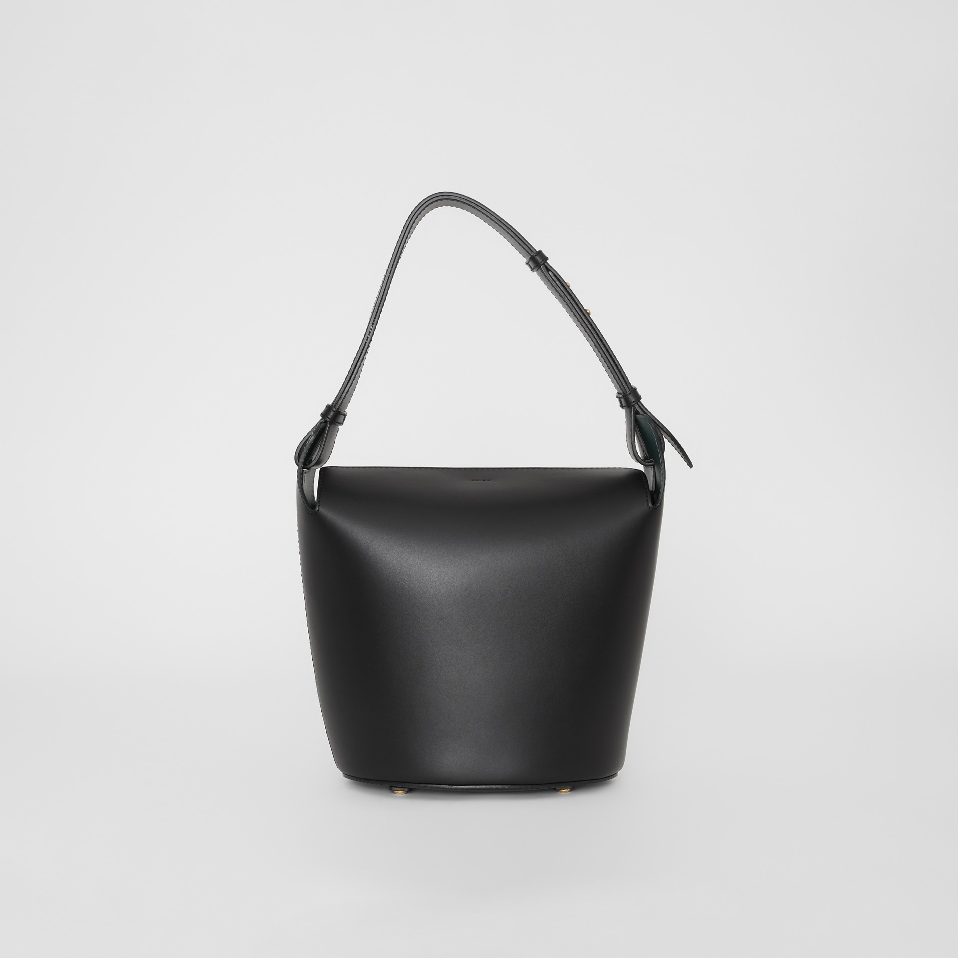 The Medium Leather Bucket Bag In Black Women Burberry United States The Medium Leather Bucket Bag In Black Women Burberry United States Gallery Image