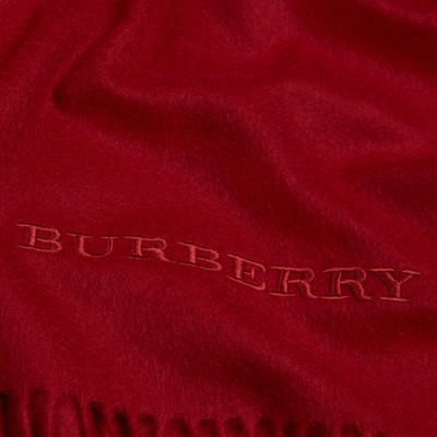 Cashmere Blanket Parade Red Burberry