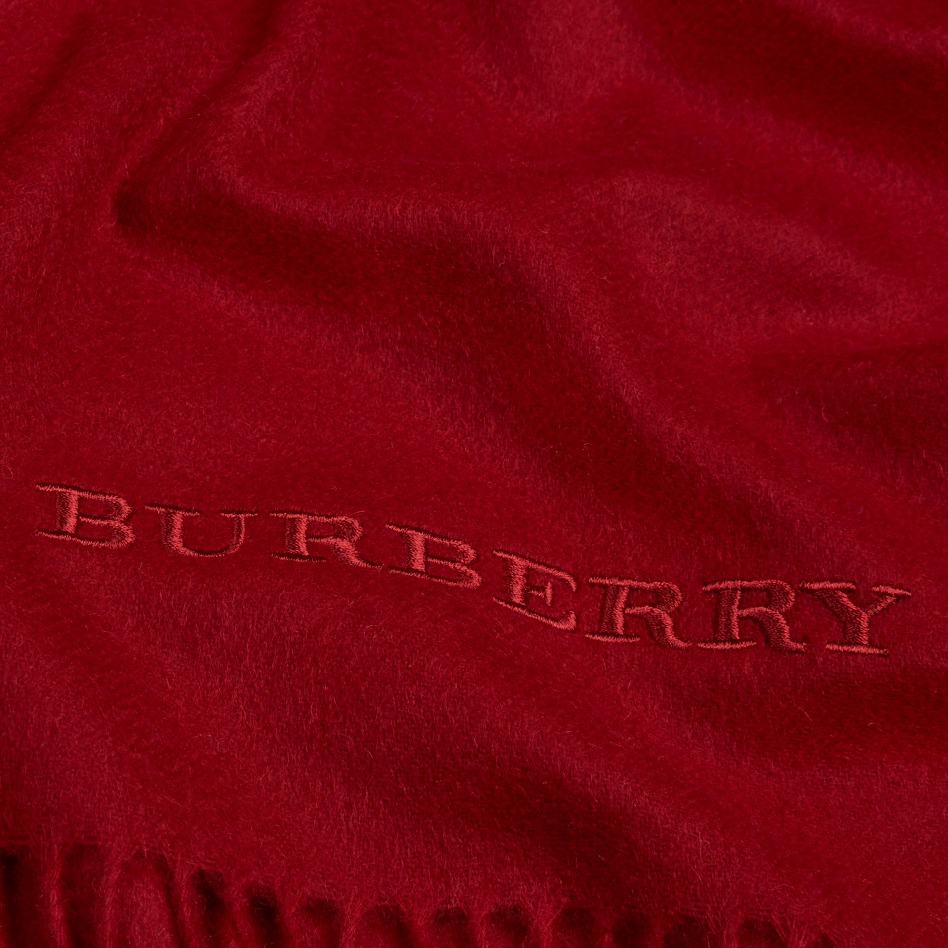 Cashmere Blanket in Parade Red | Burberry United States