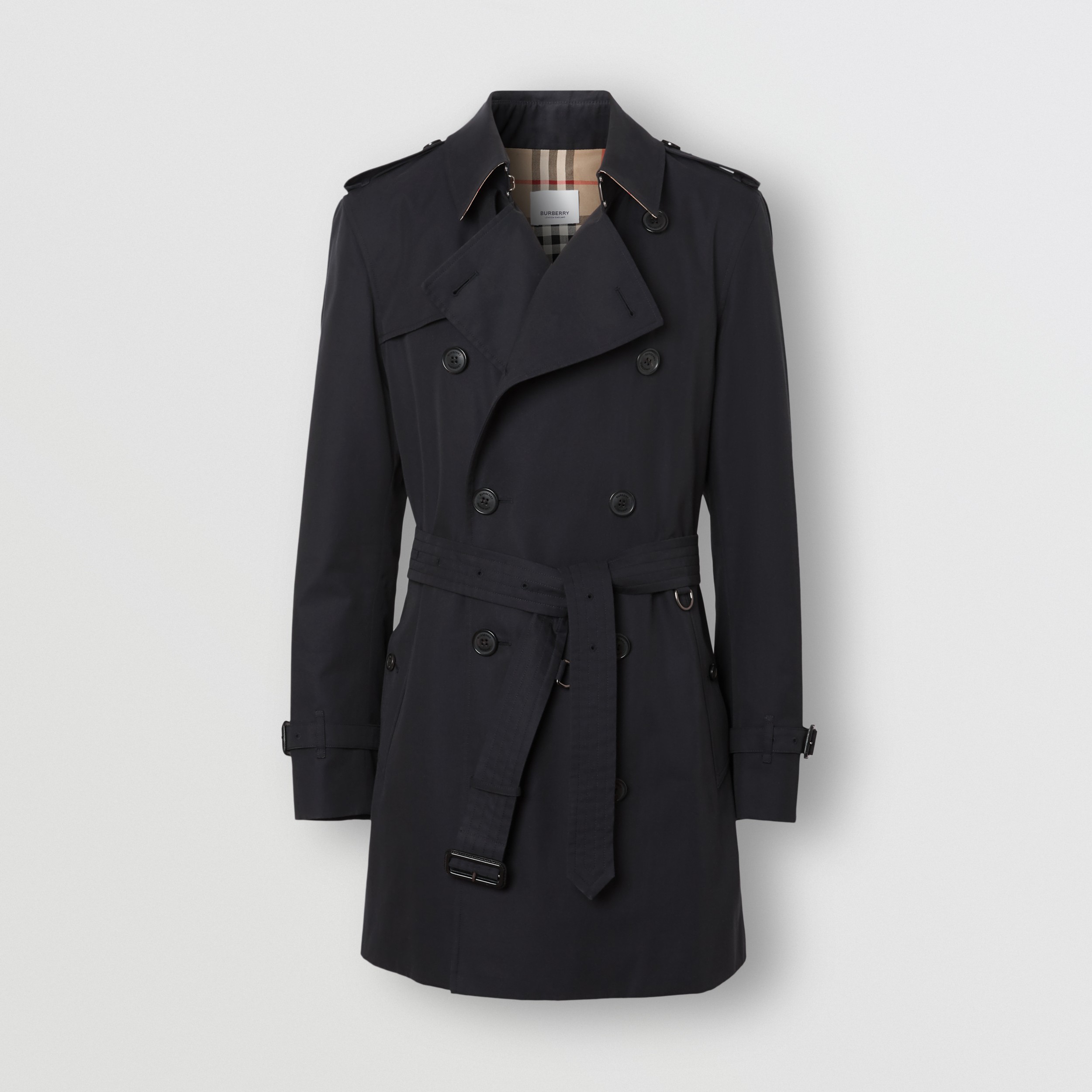 Til Ni Maleri lejr The Short Wimbledon Trench Coat in Midnight Navy - Men | Burberry® Official