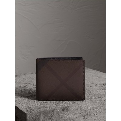 burberry check hipfold wallet