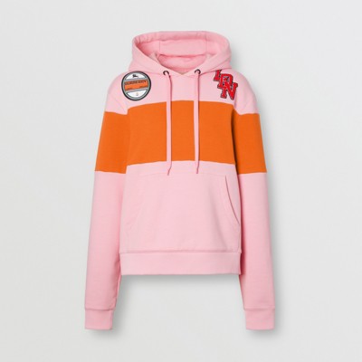 pink burberry hoodie