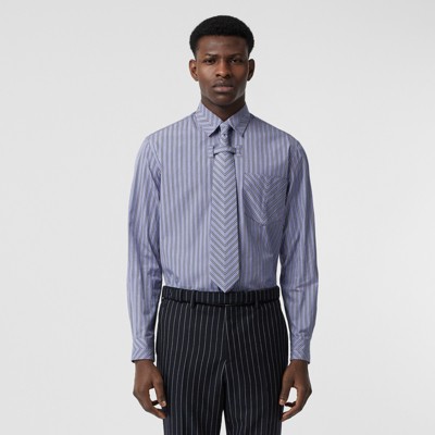 Burberry shirt and tie on sale